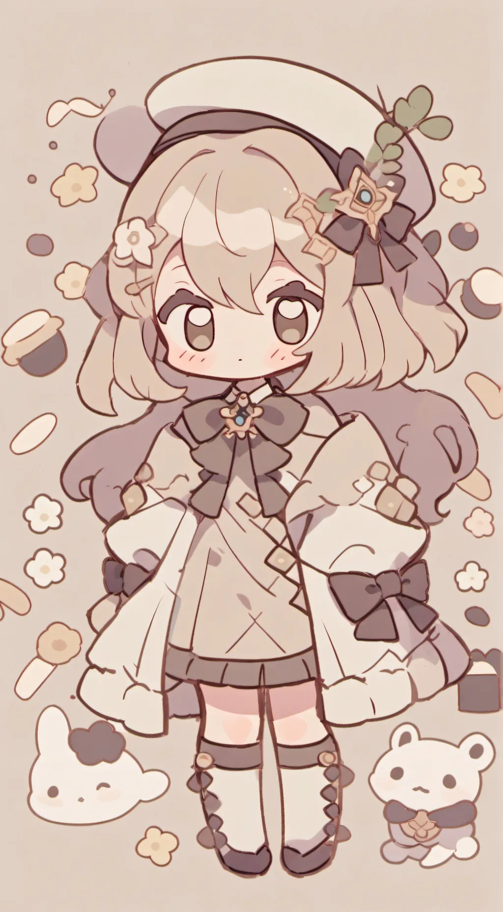 ai character: filha mimada background