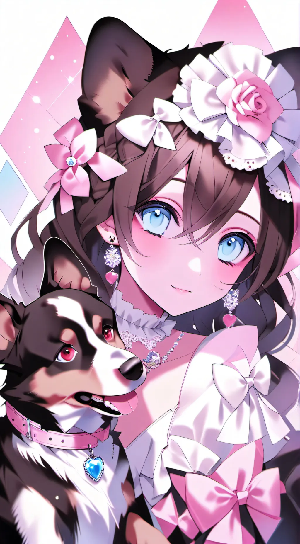 ai character: you X brudust background