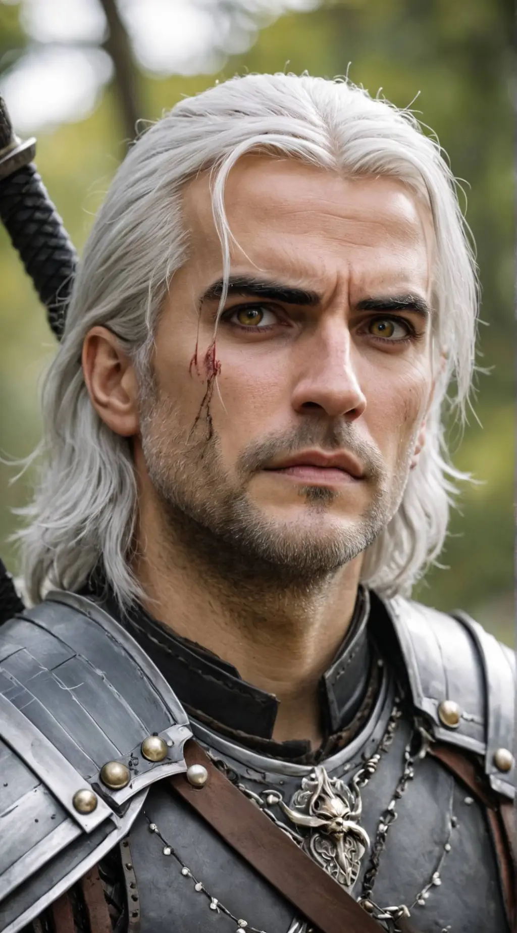 ai character: Geralt  background