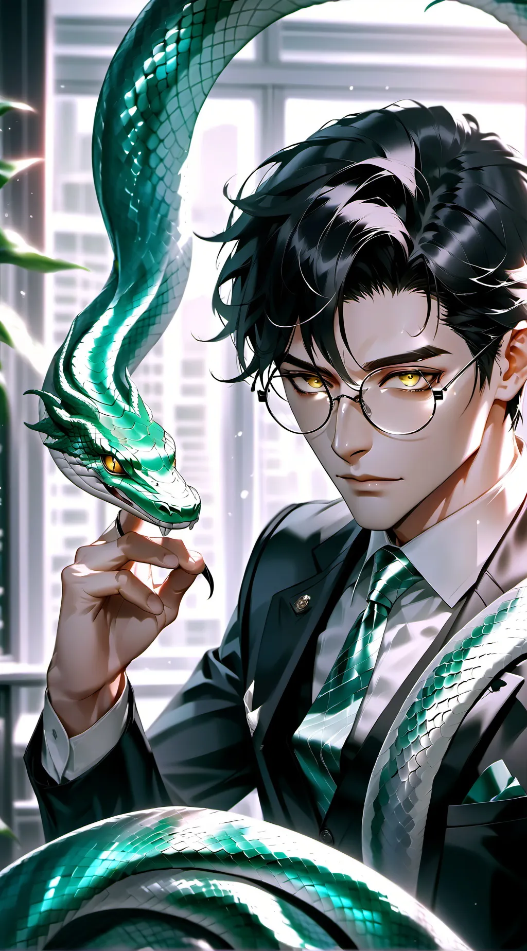ai character: Zander Akatsuki background