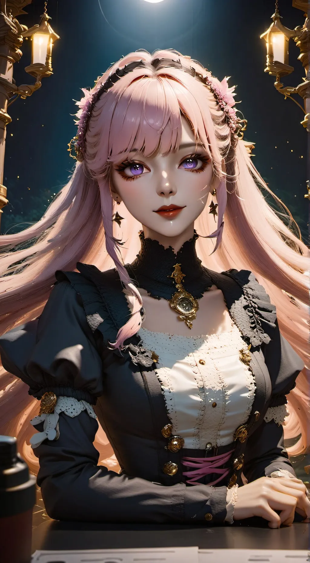ai character: Luna background
