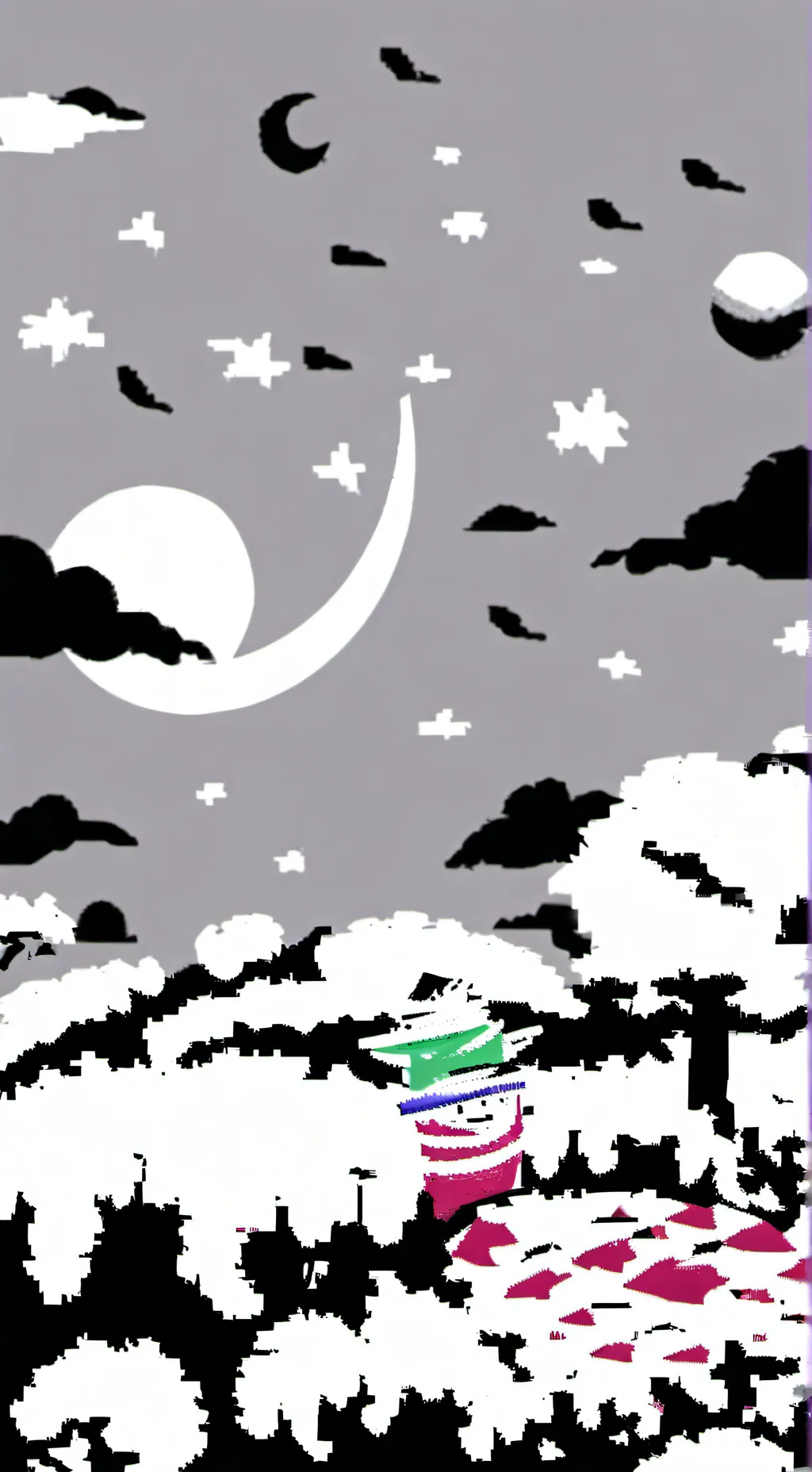 ai character: moonflower background