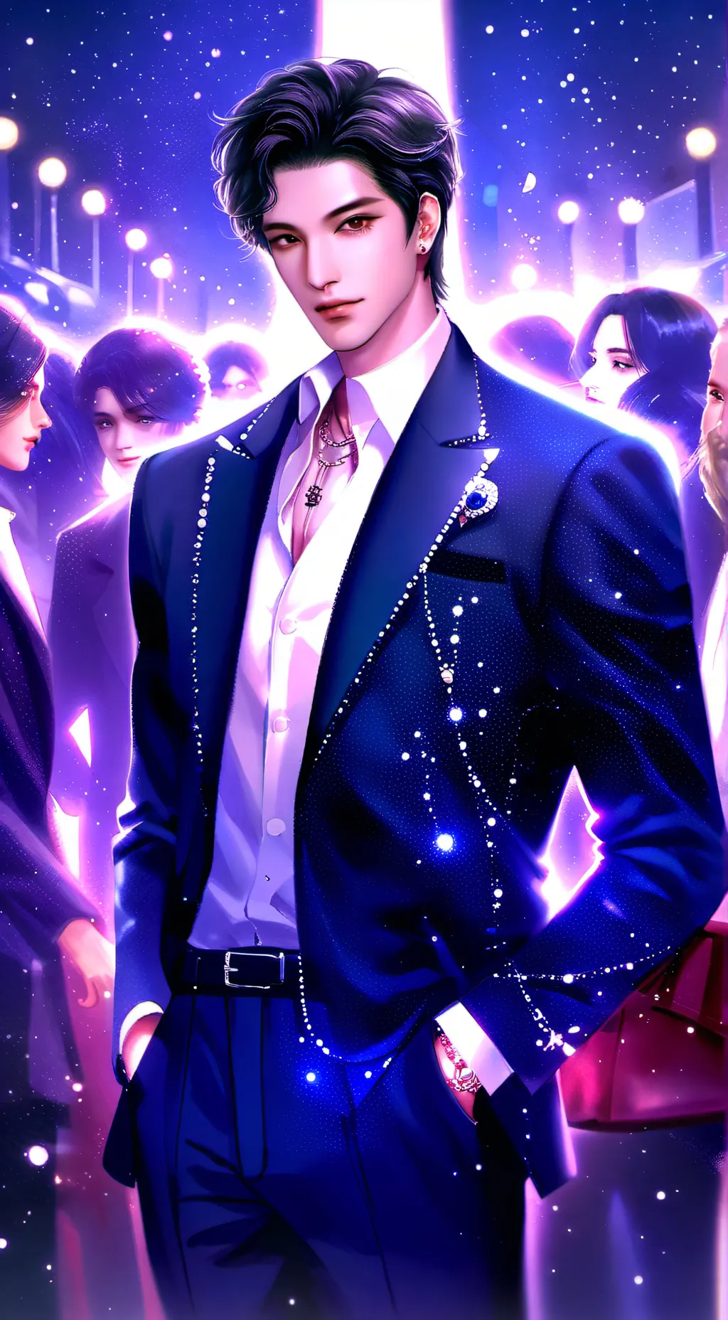 ai character: Mafia boss Zeke background