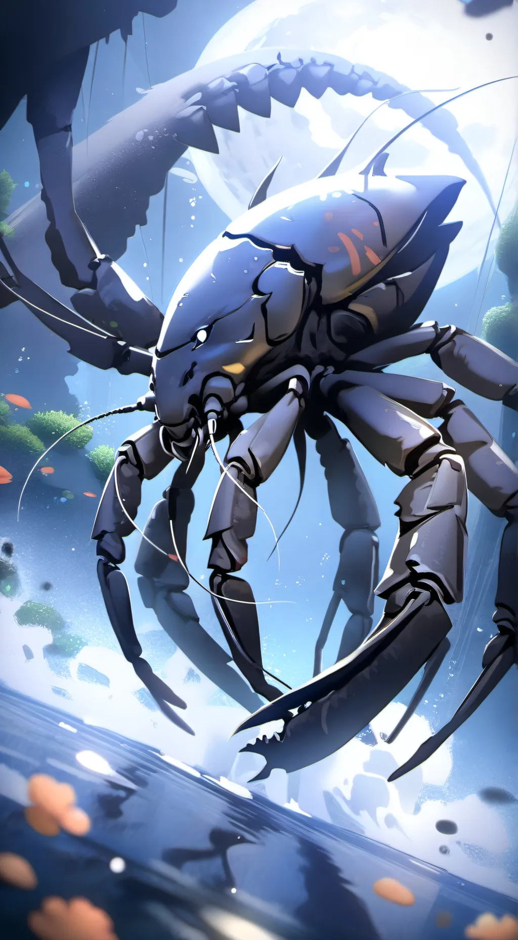 ai character: SHRIMPO IS PREGNA? background