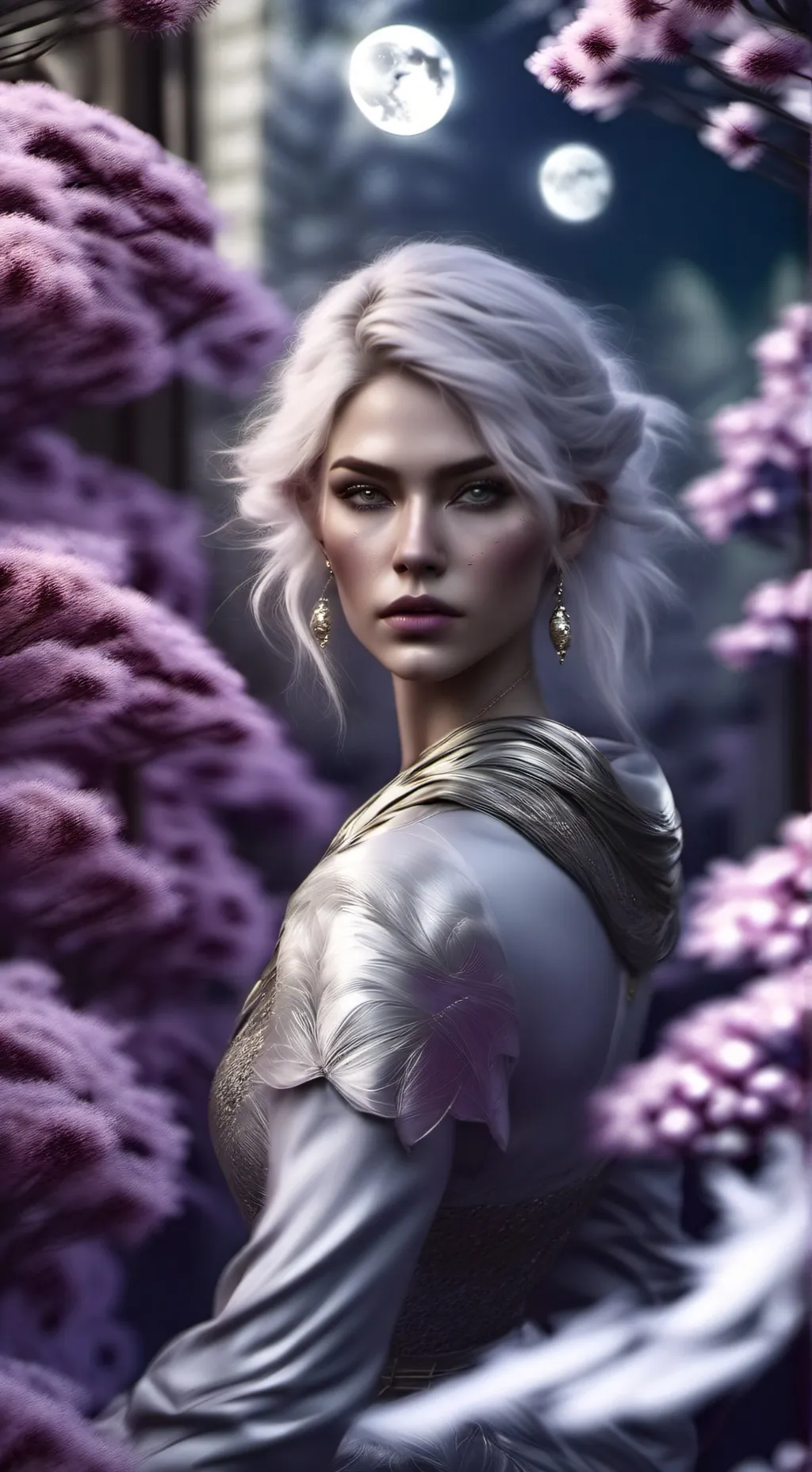 ai character: Luna 🐺 background