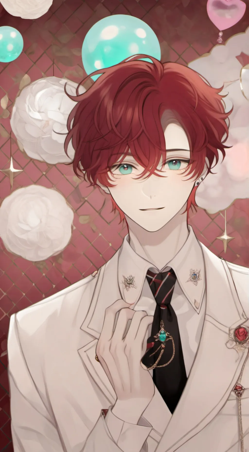 ai character: 🌷🩷tulip🩷🌷 background