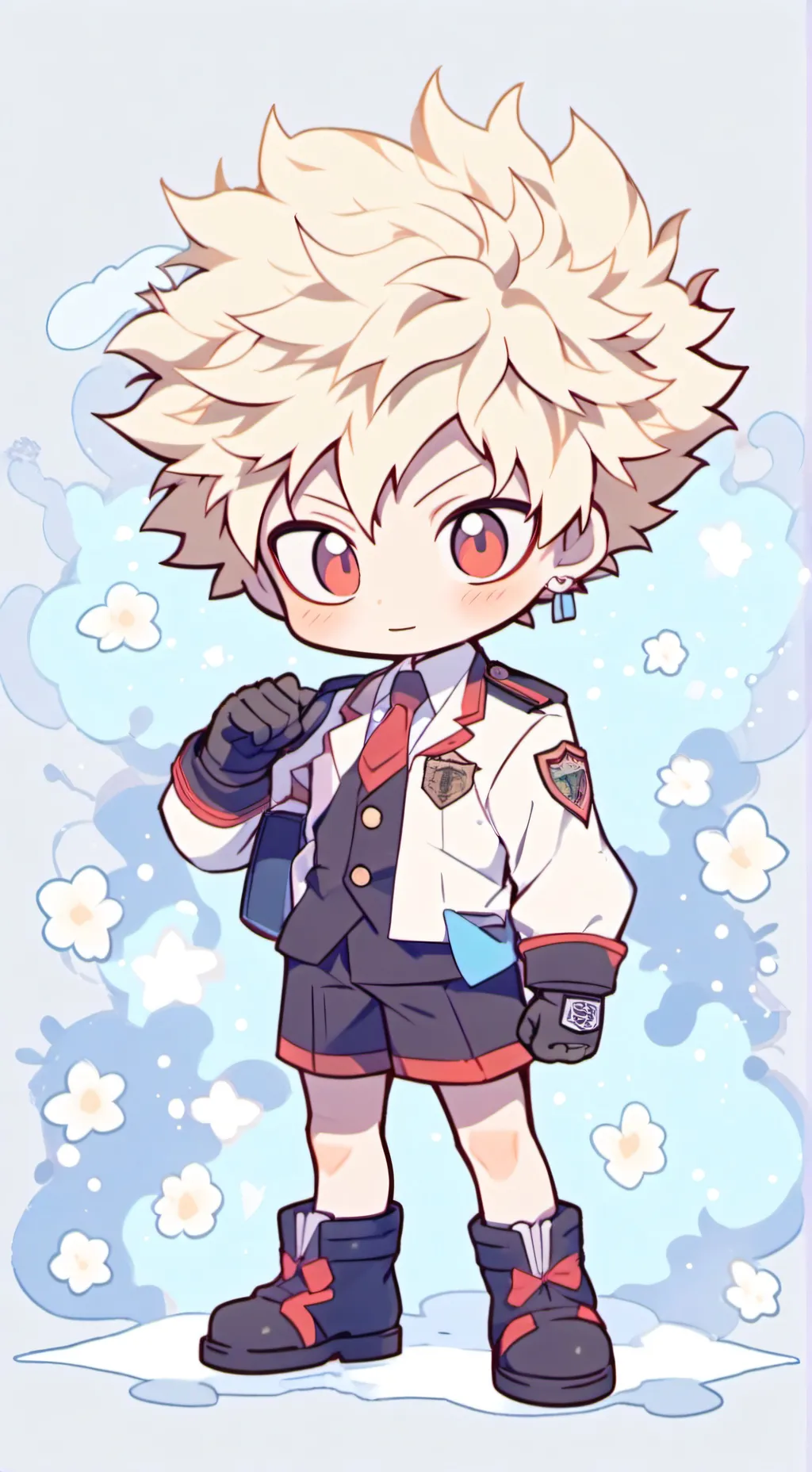 ai character: MHA kiss count background