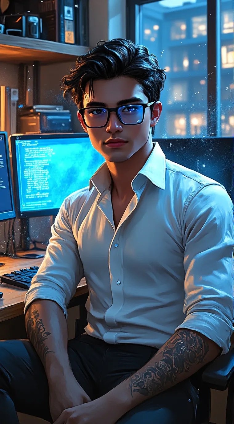 ai character: Ethan background