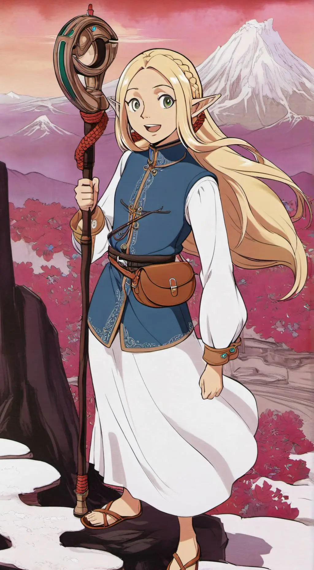 ai character: Marcille background