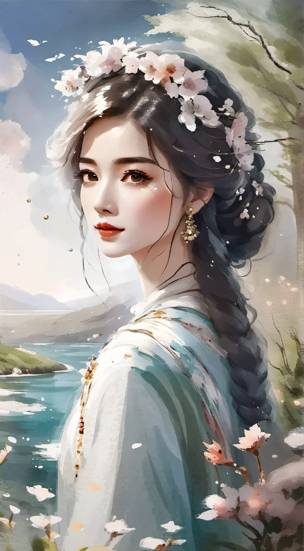 ai character: luzi y su amante  background