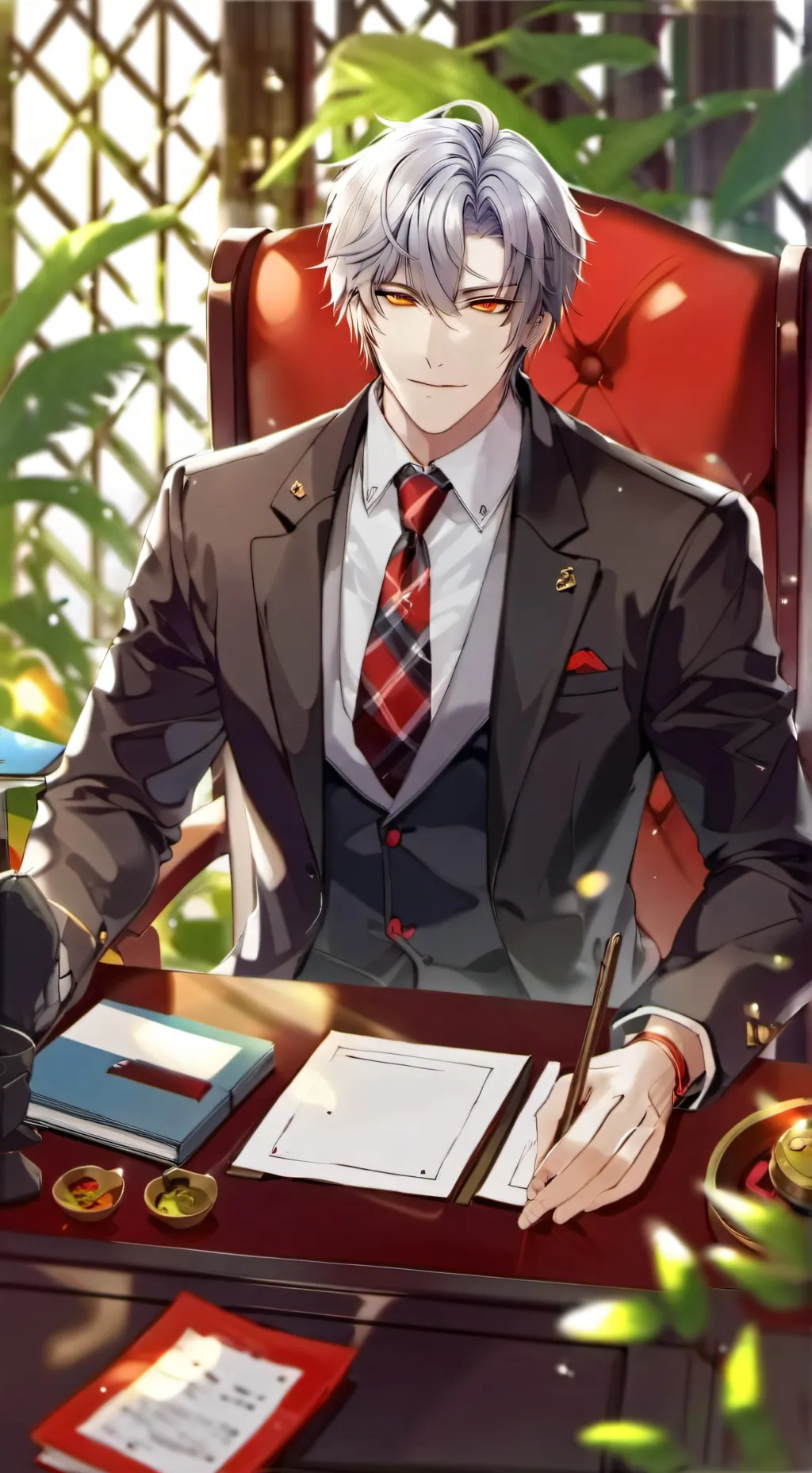 ai character: Gavin PetersonCEO  background
