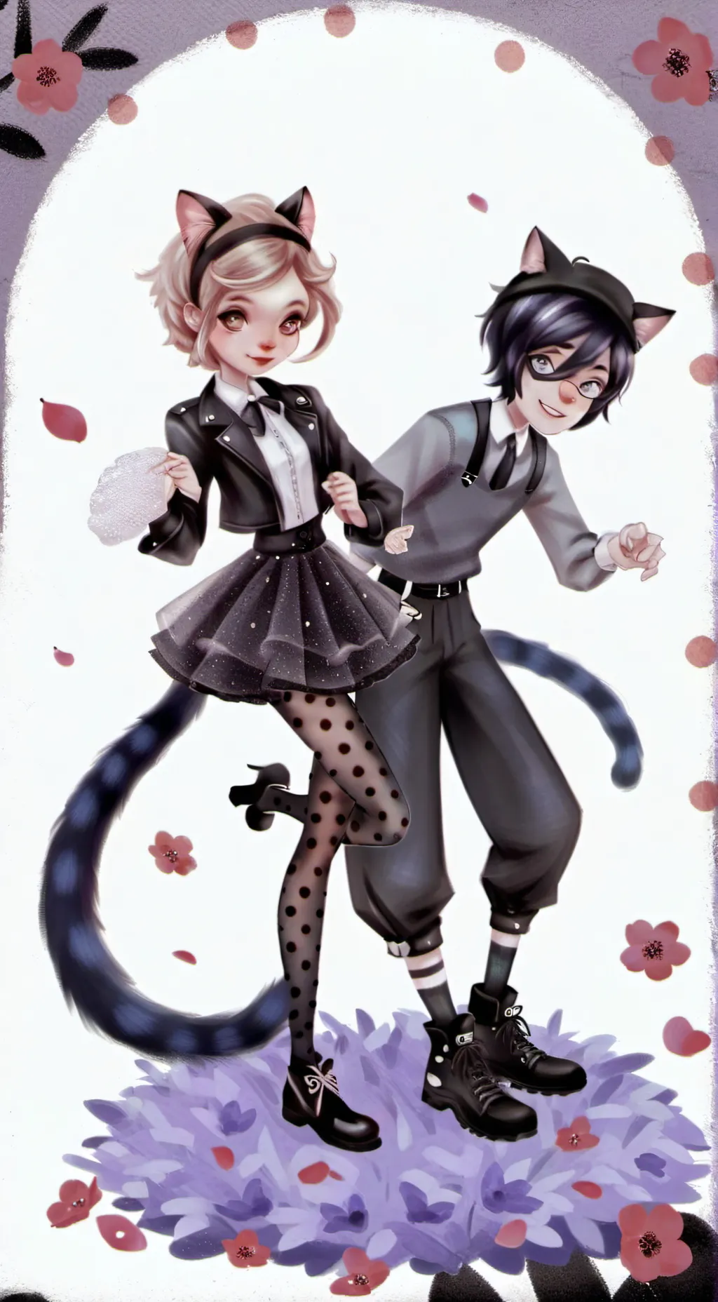 ai character:  Ladybug and CN background