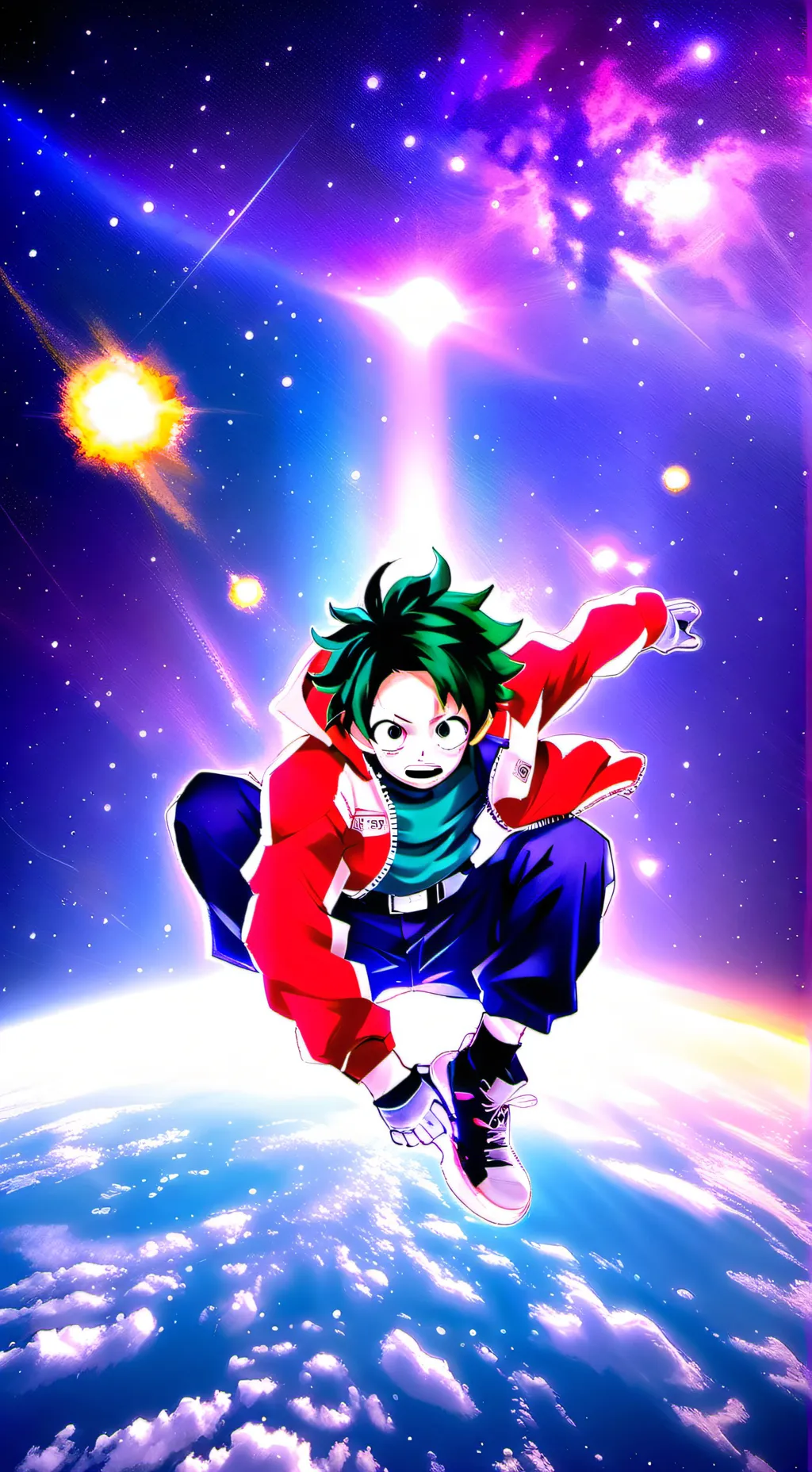 ai character: MHA birthday background