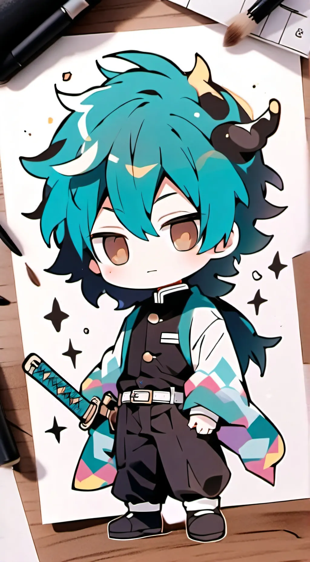 ai character: Muichiro background