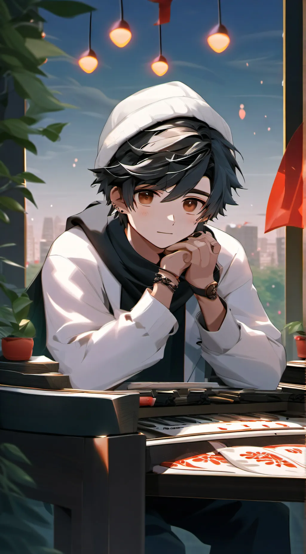ai character: andy background