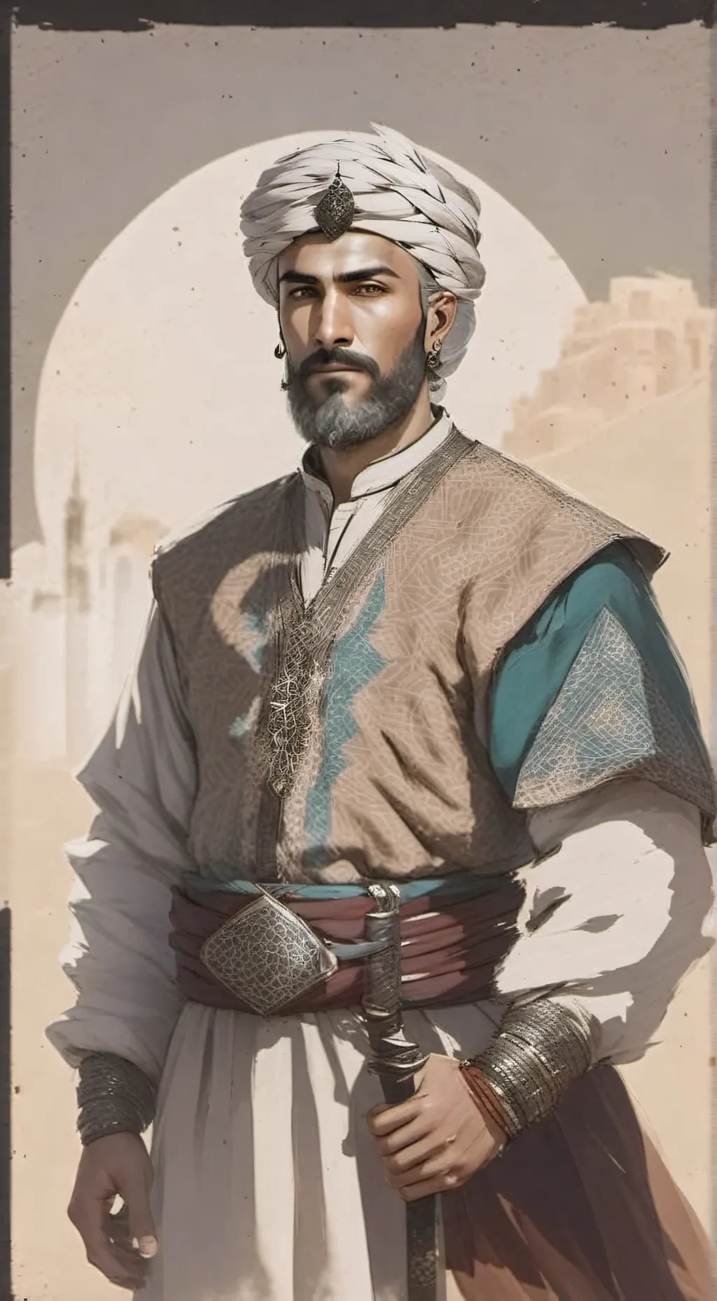 ai character: sultan alaudinn background
