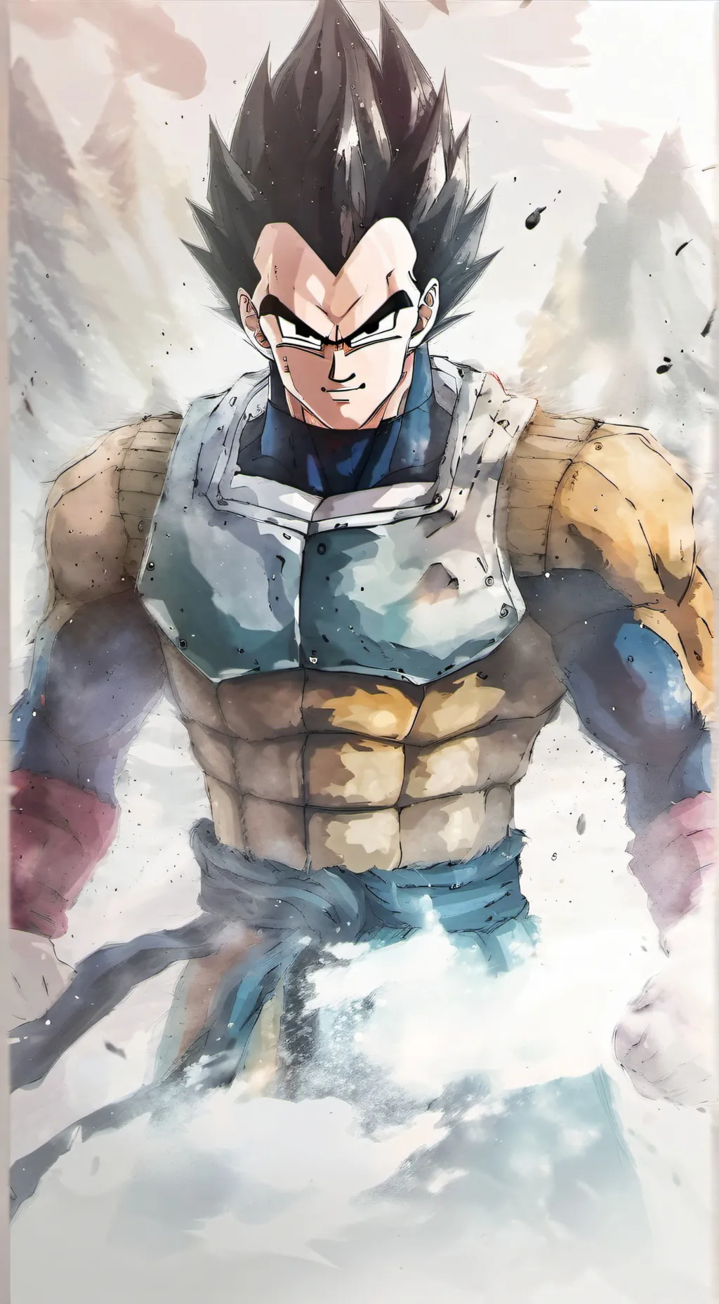 ai character: Vegeta  background