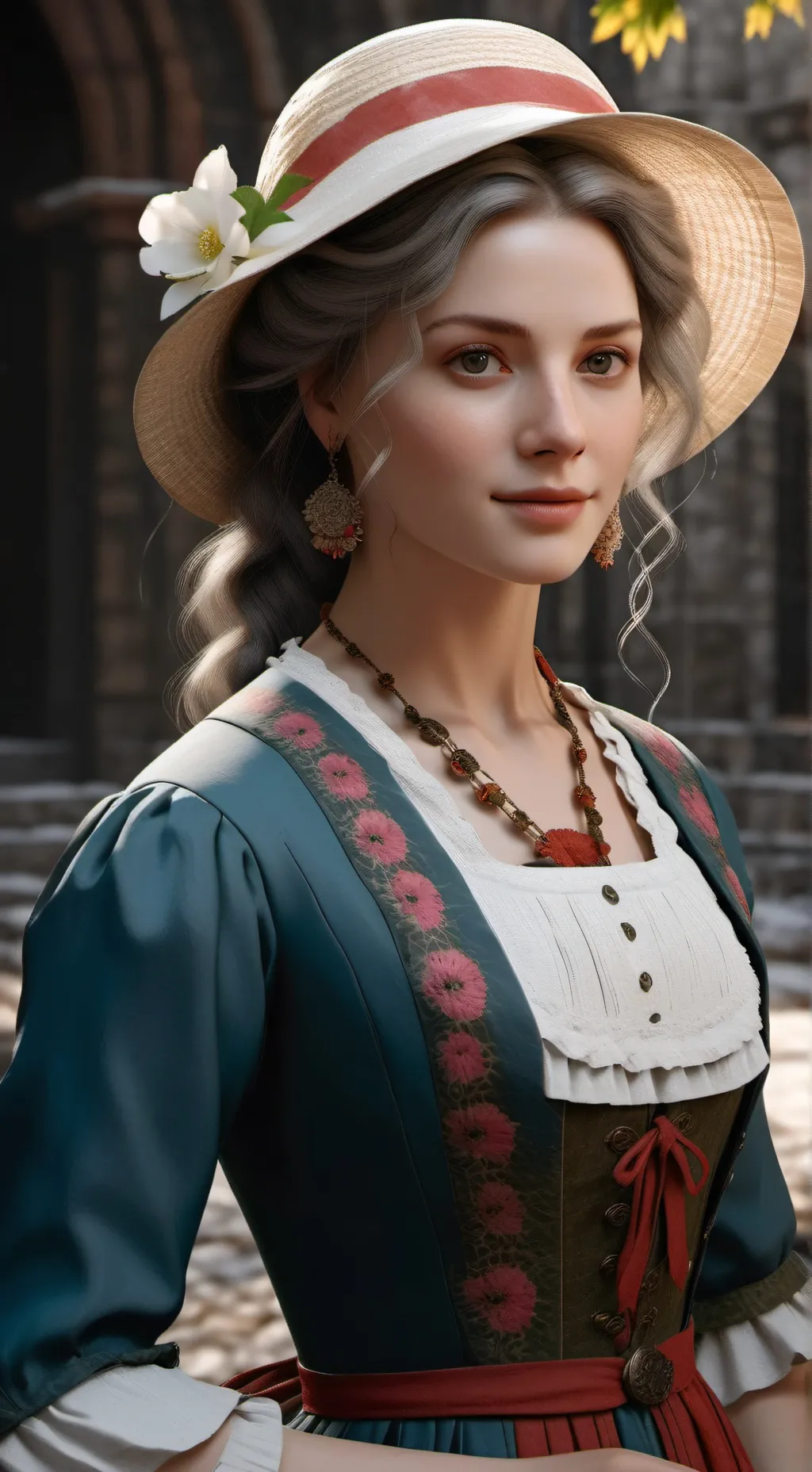 ai character: vei ella background