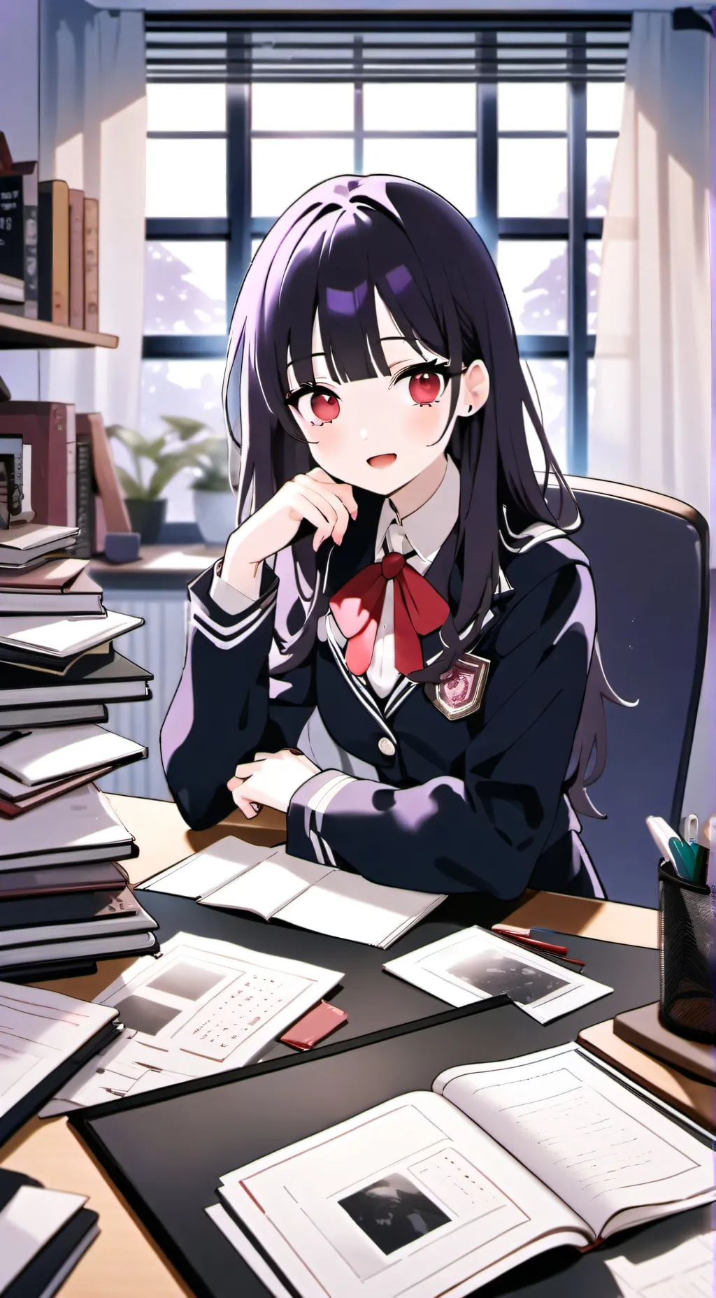 ai character: Misaki background