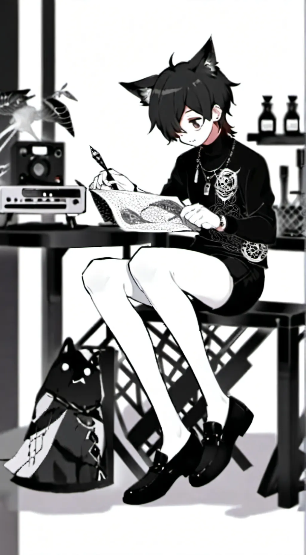 ai character: лукас background