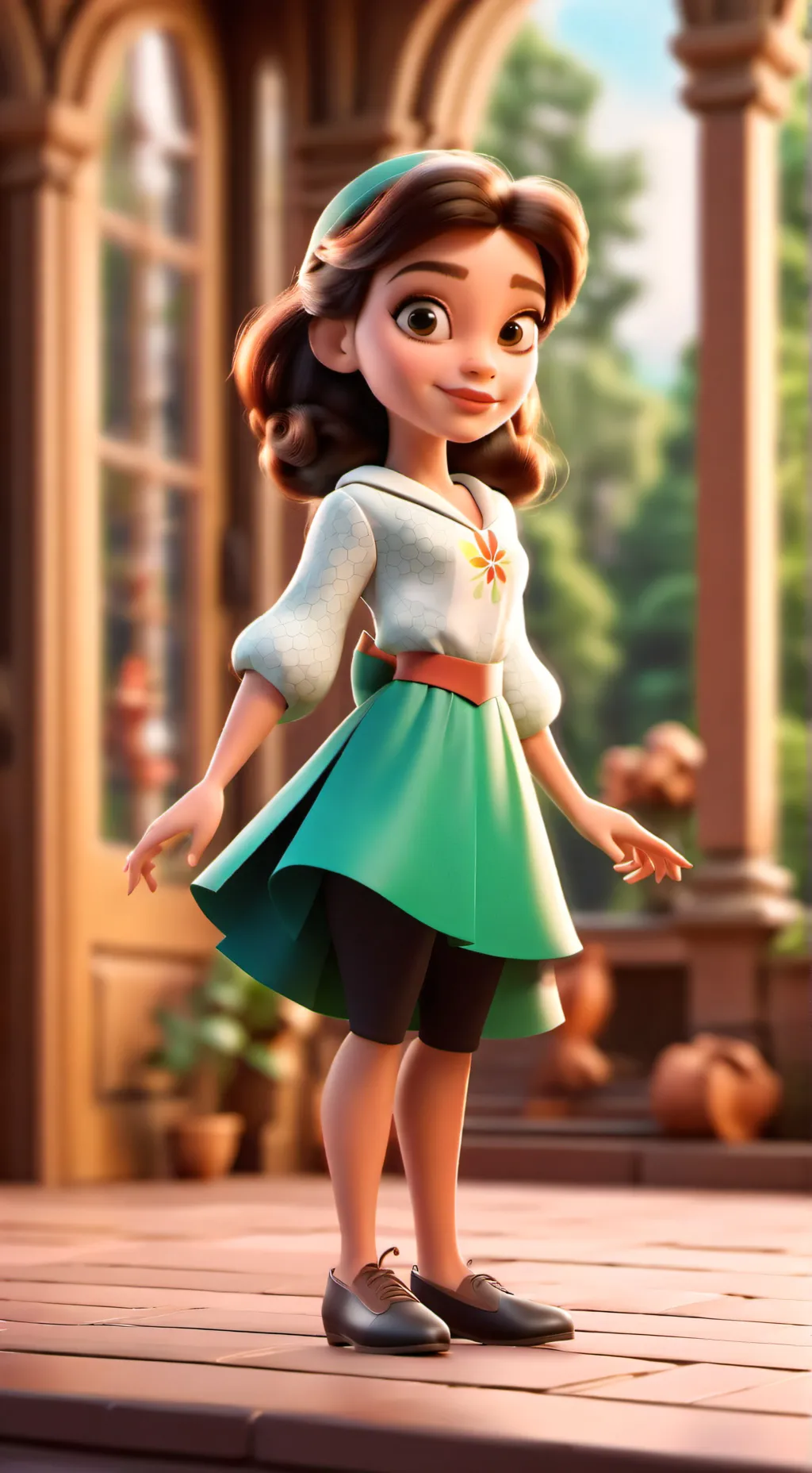 ai character: La castrosa xd background