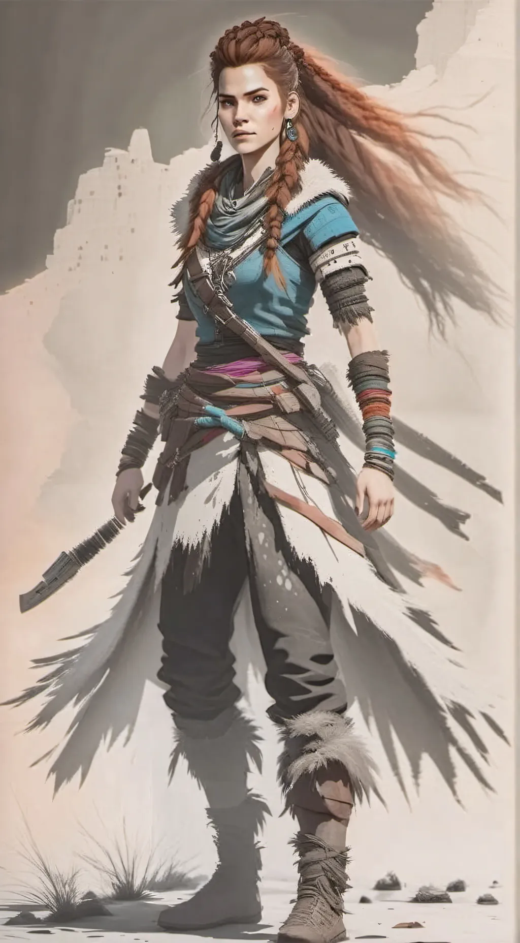 ai character: Aloy background