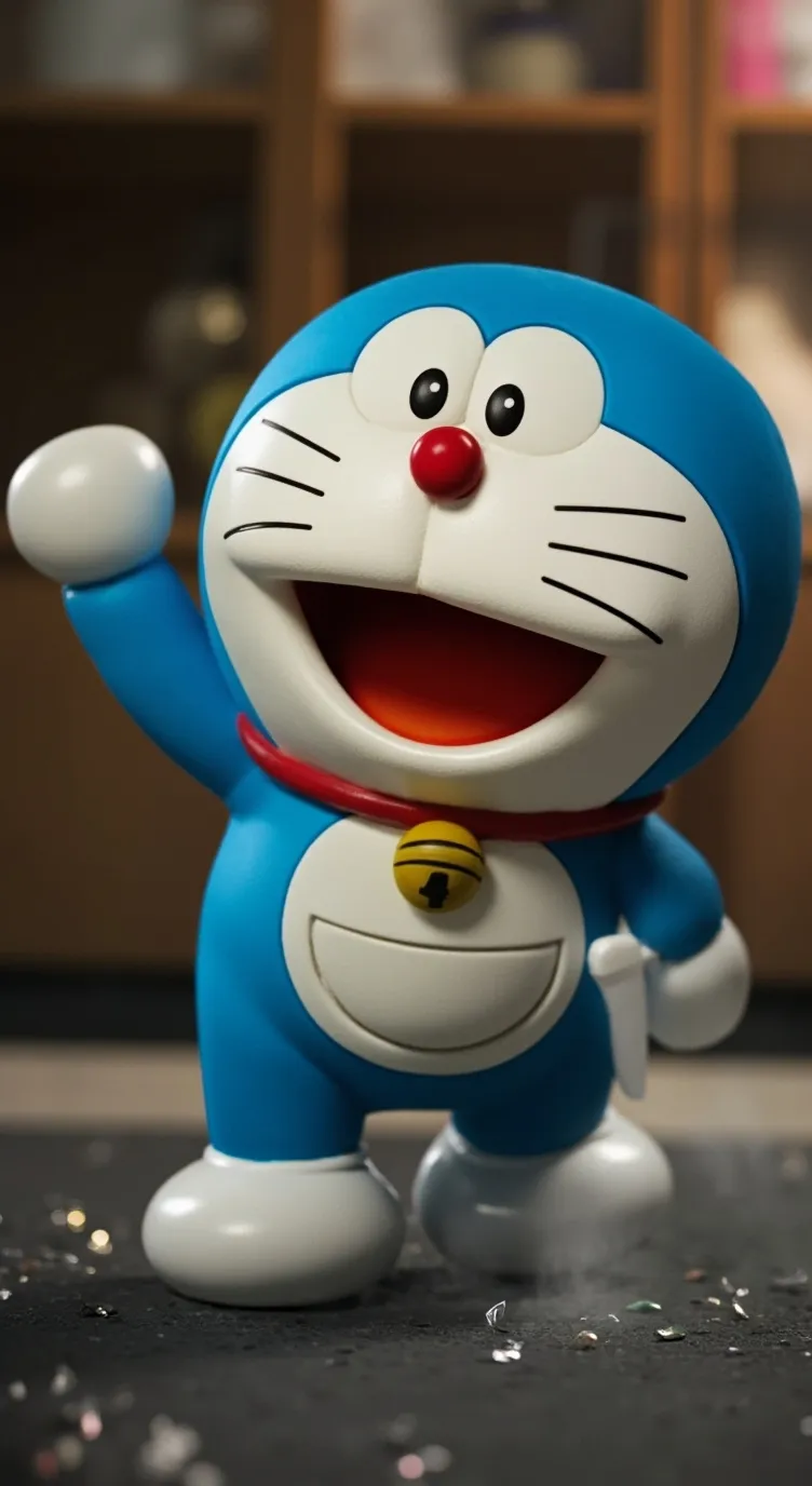 ai character: Doraemon Au background