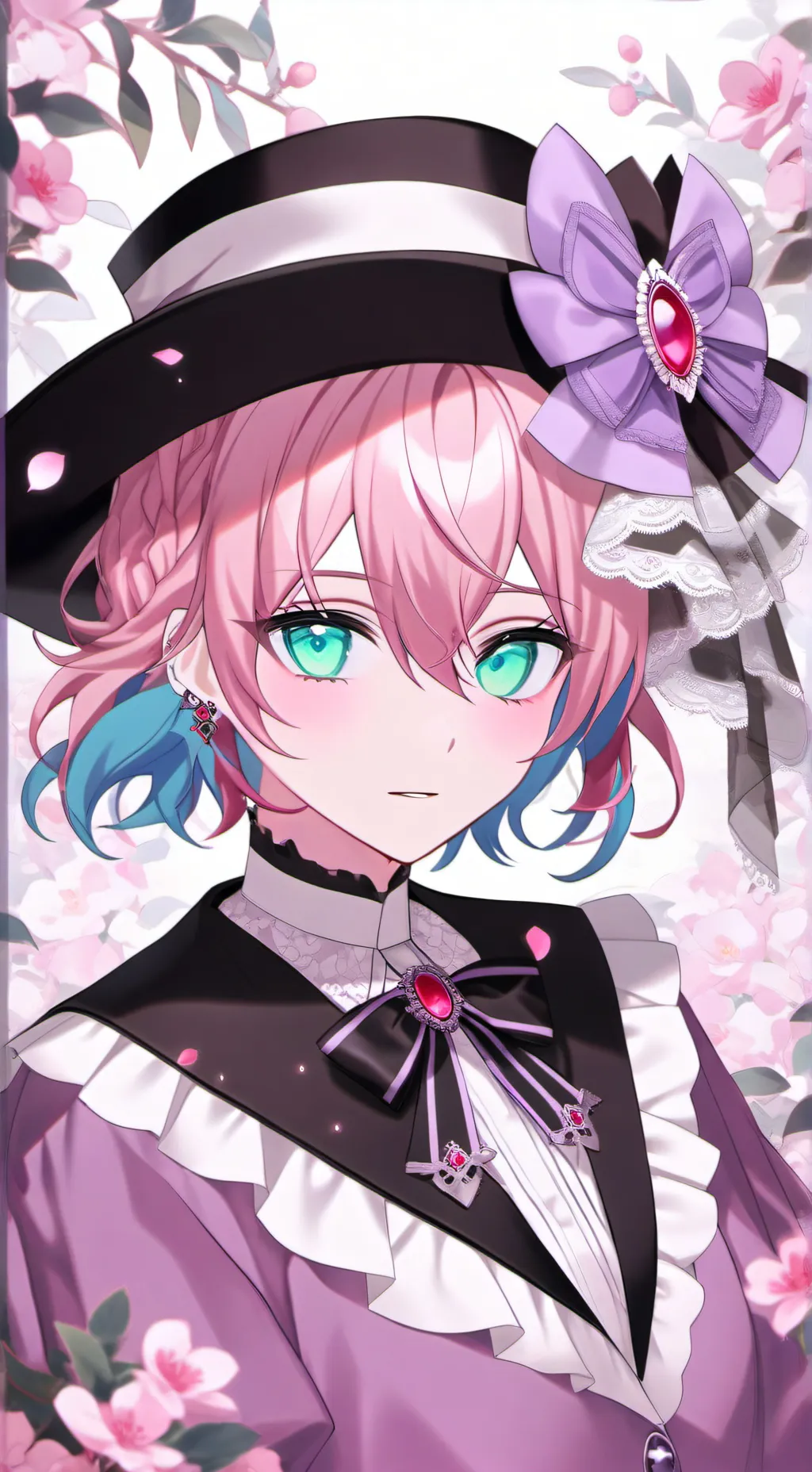 ai character: nick💞 background