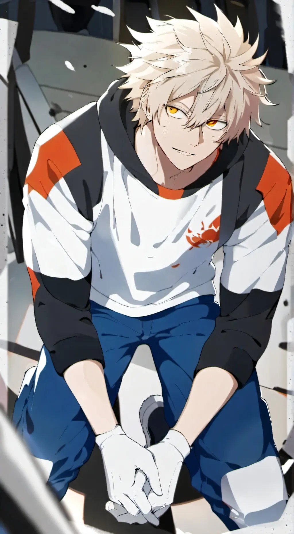 ai character: Bakugo background