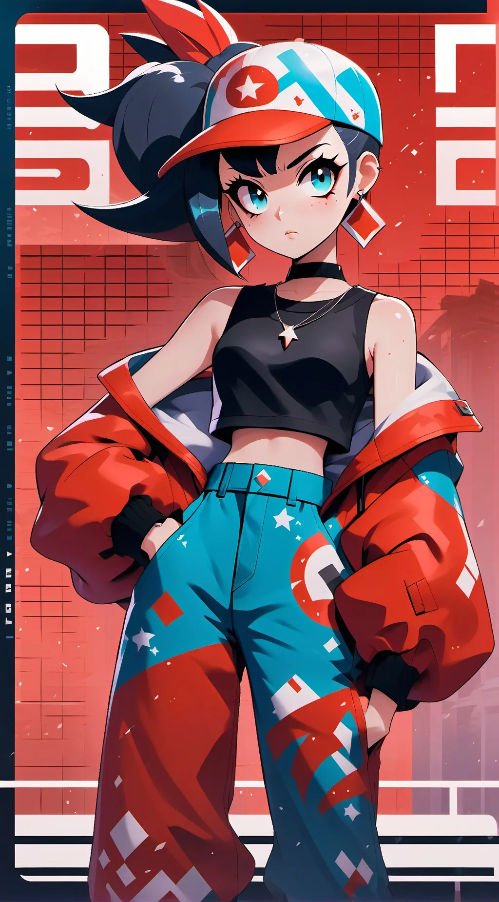 ai character: Suzuka  background