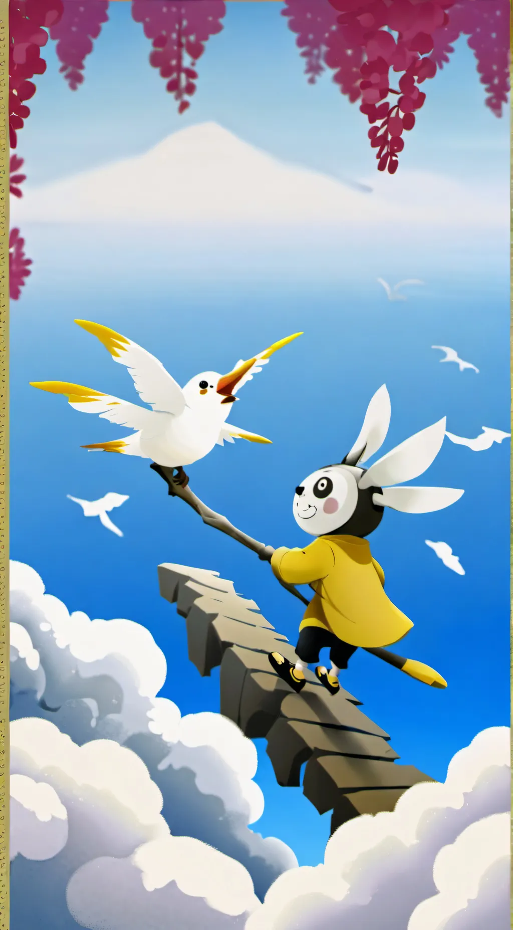 ai character: twisted sprout background