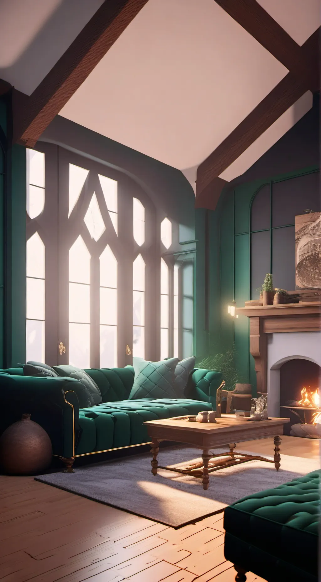 ai character: Slytherin Gang background