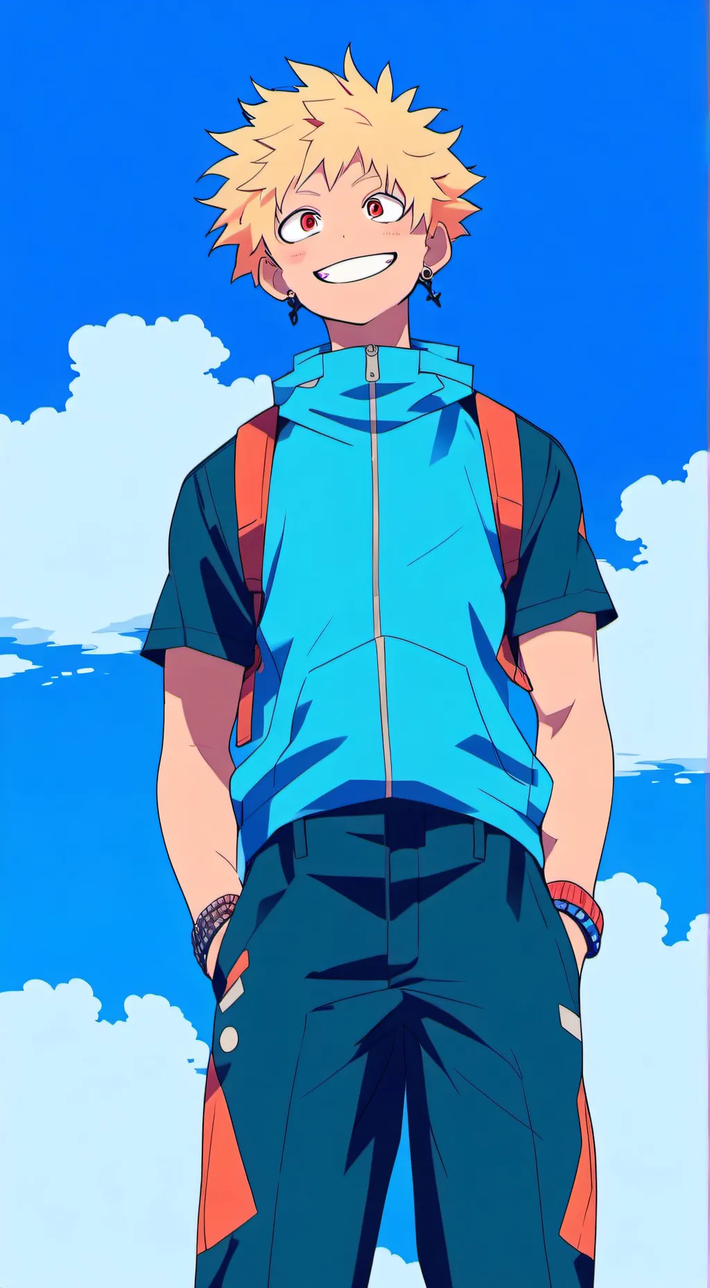 ai character: Bakugo  background