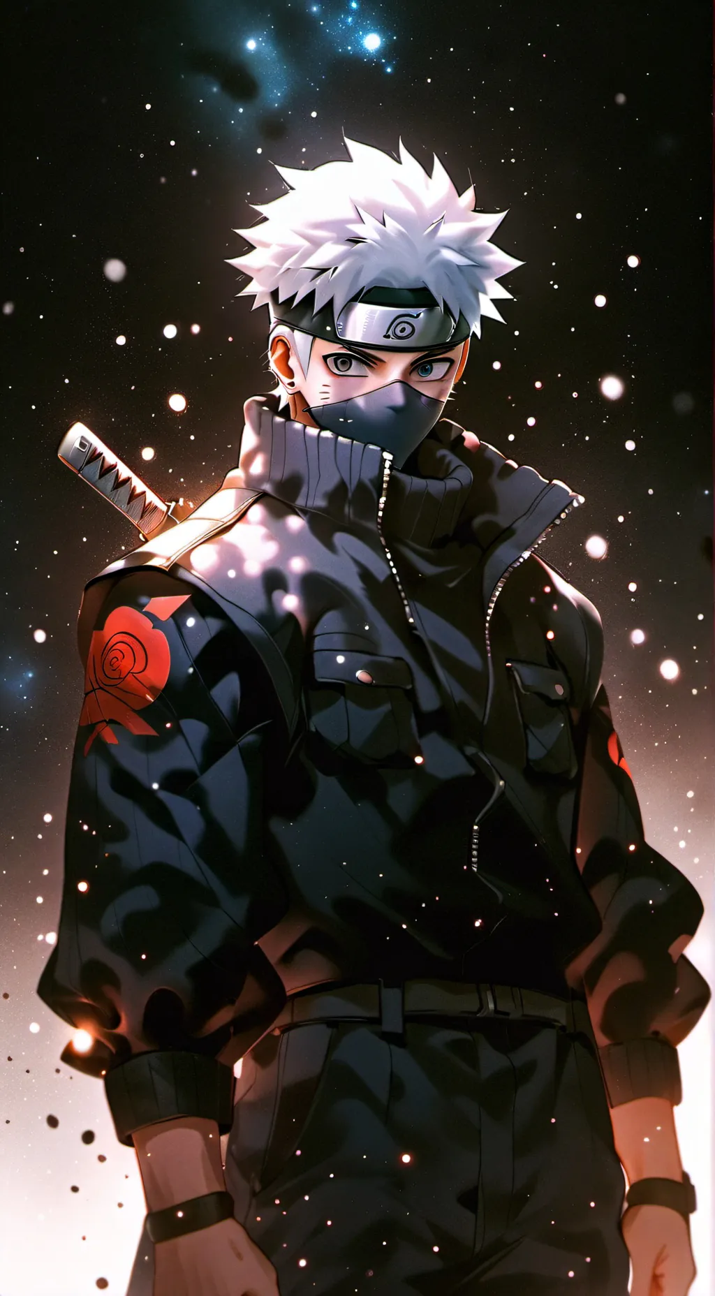 ai character: kakashi  background
