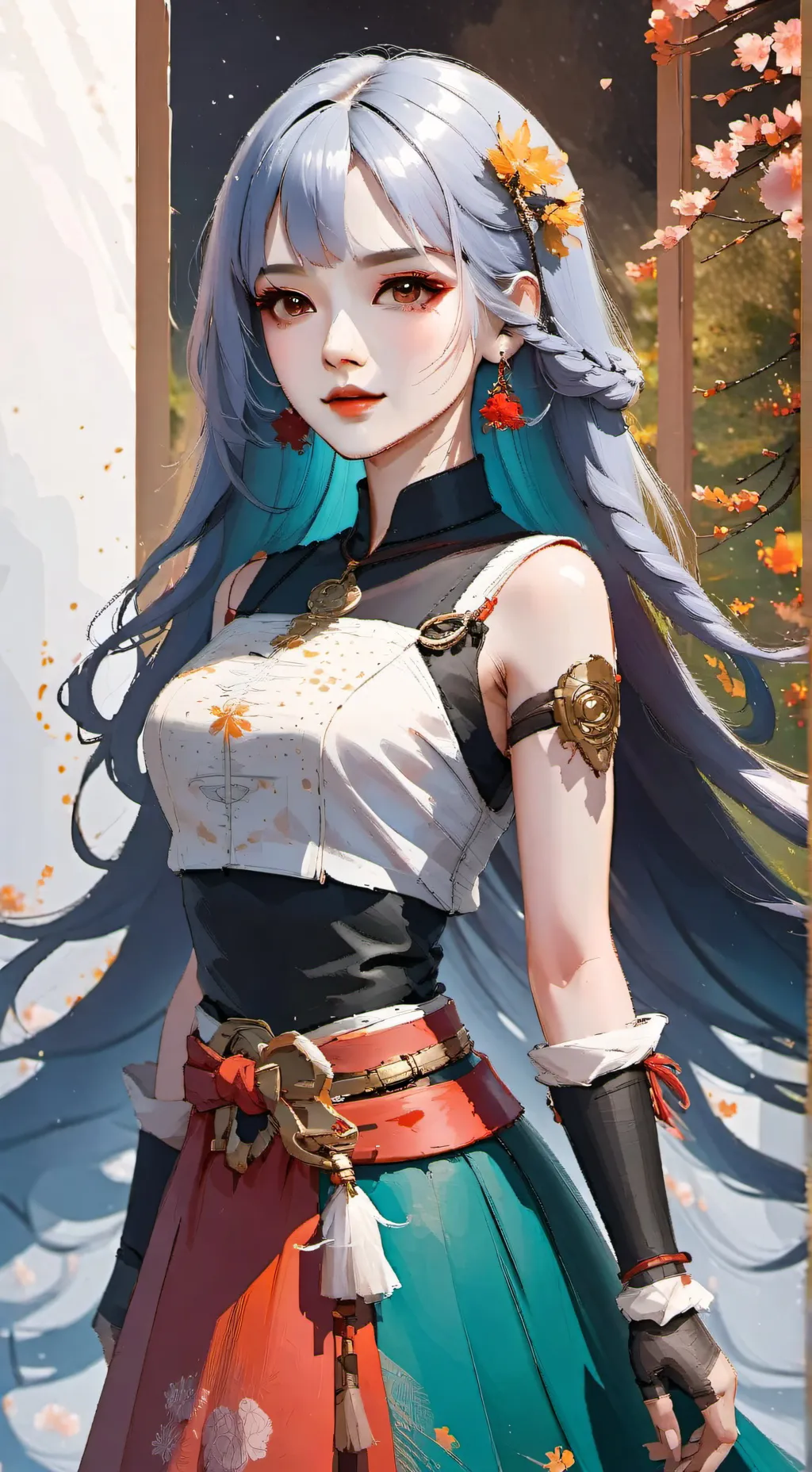 ai character: Lloyds daughter  background