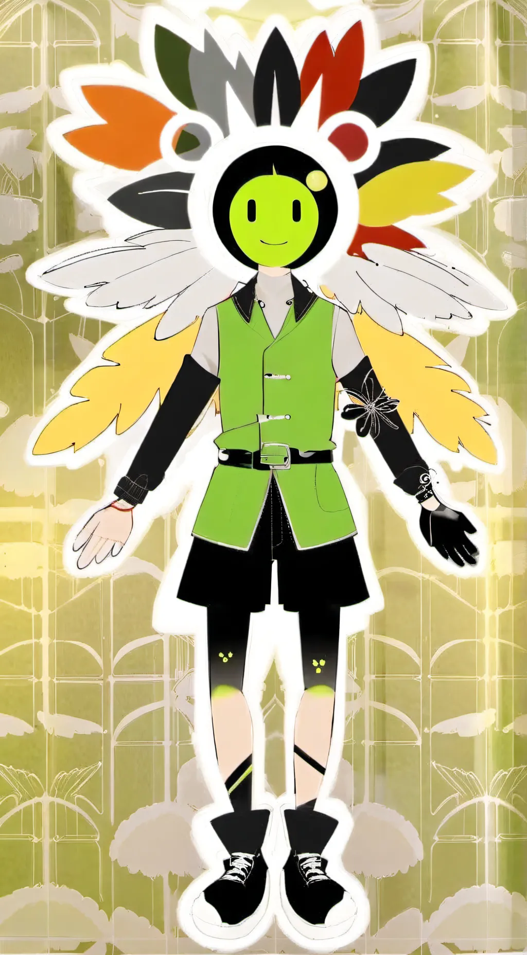 ai character: DW hates pebble background