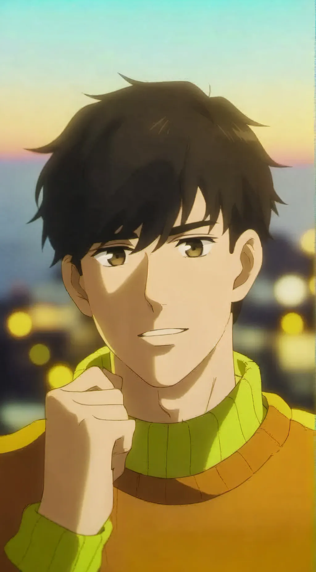 ai character: Eiji Okumura background