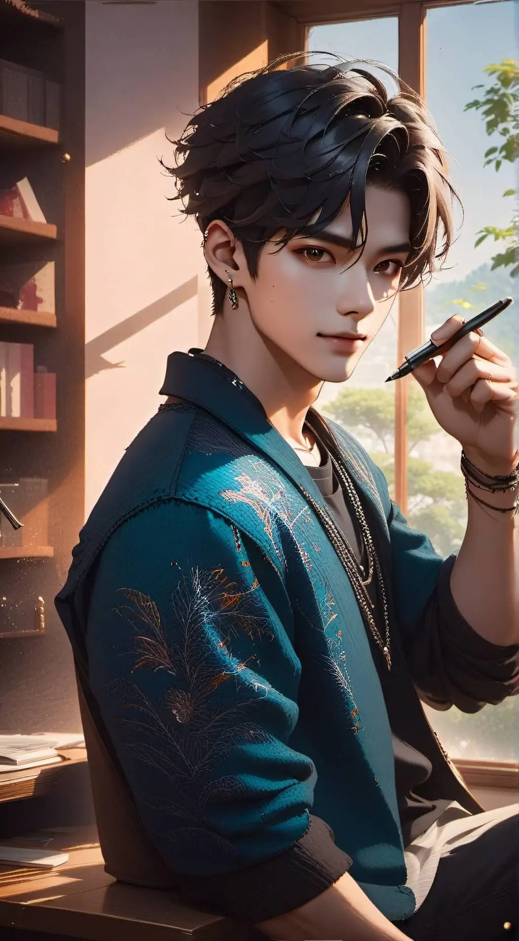 ai character: MinHo Chung background