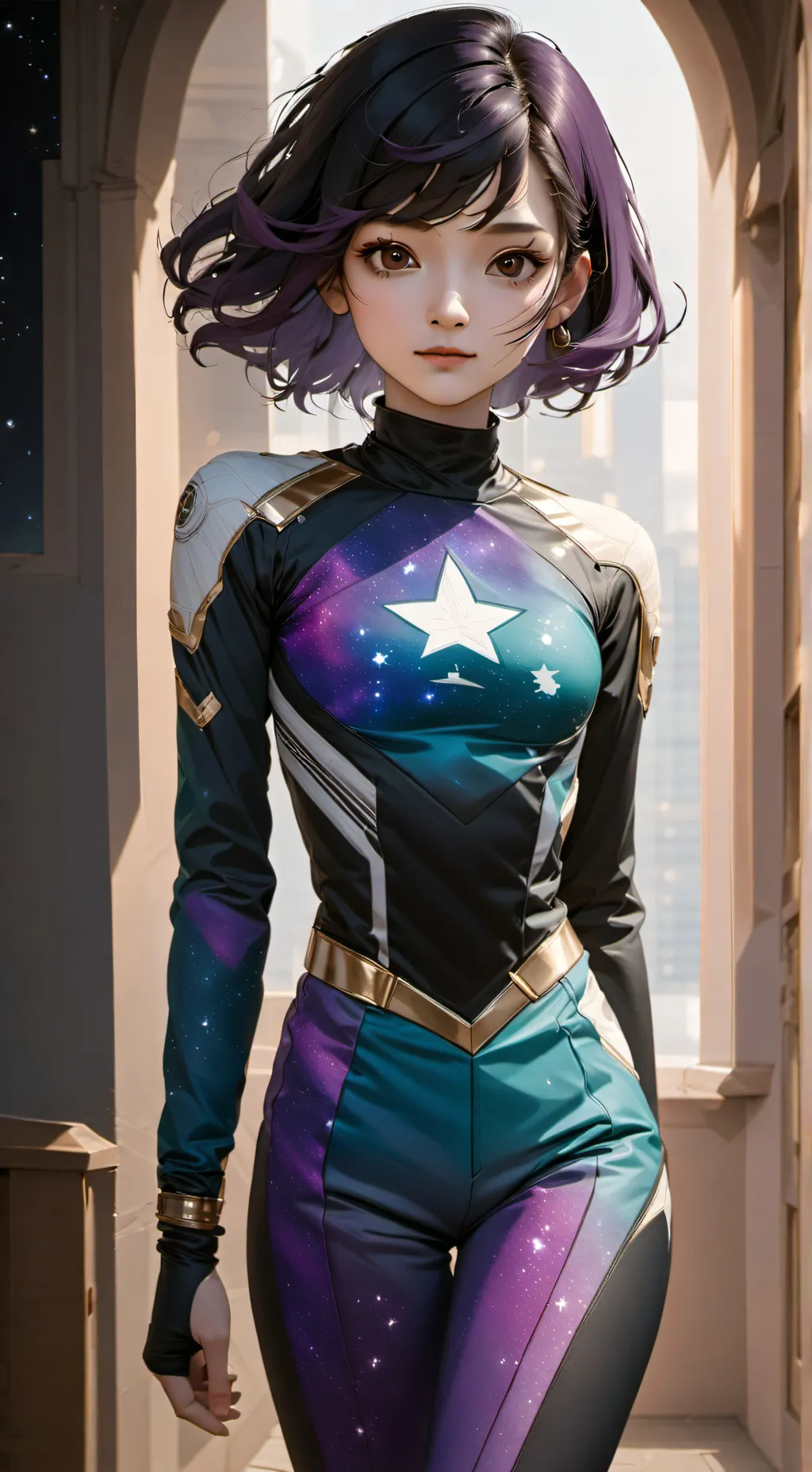 ai character: Star background