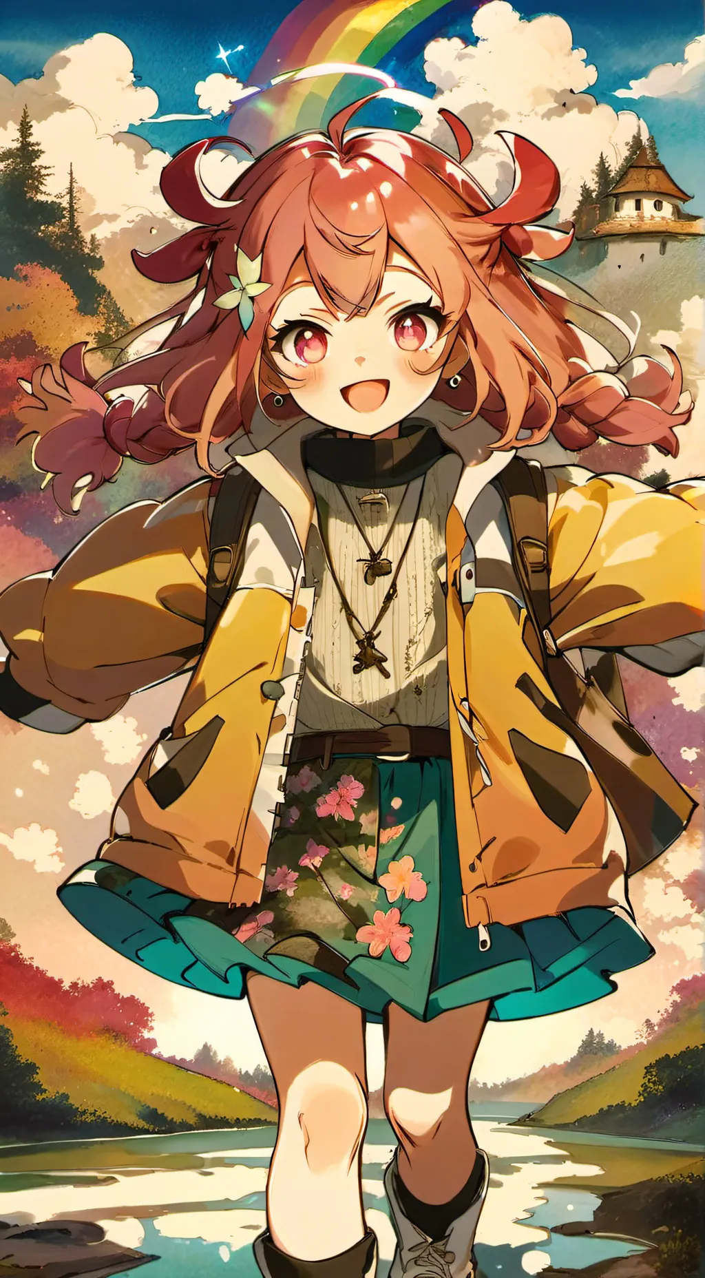 ai character: rose  background