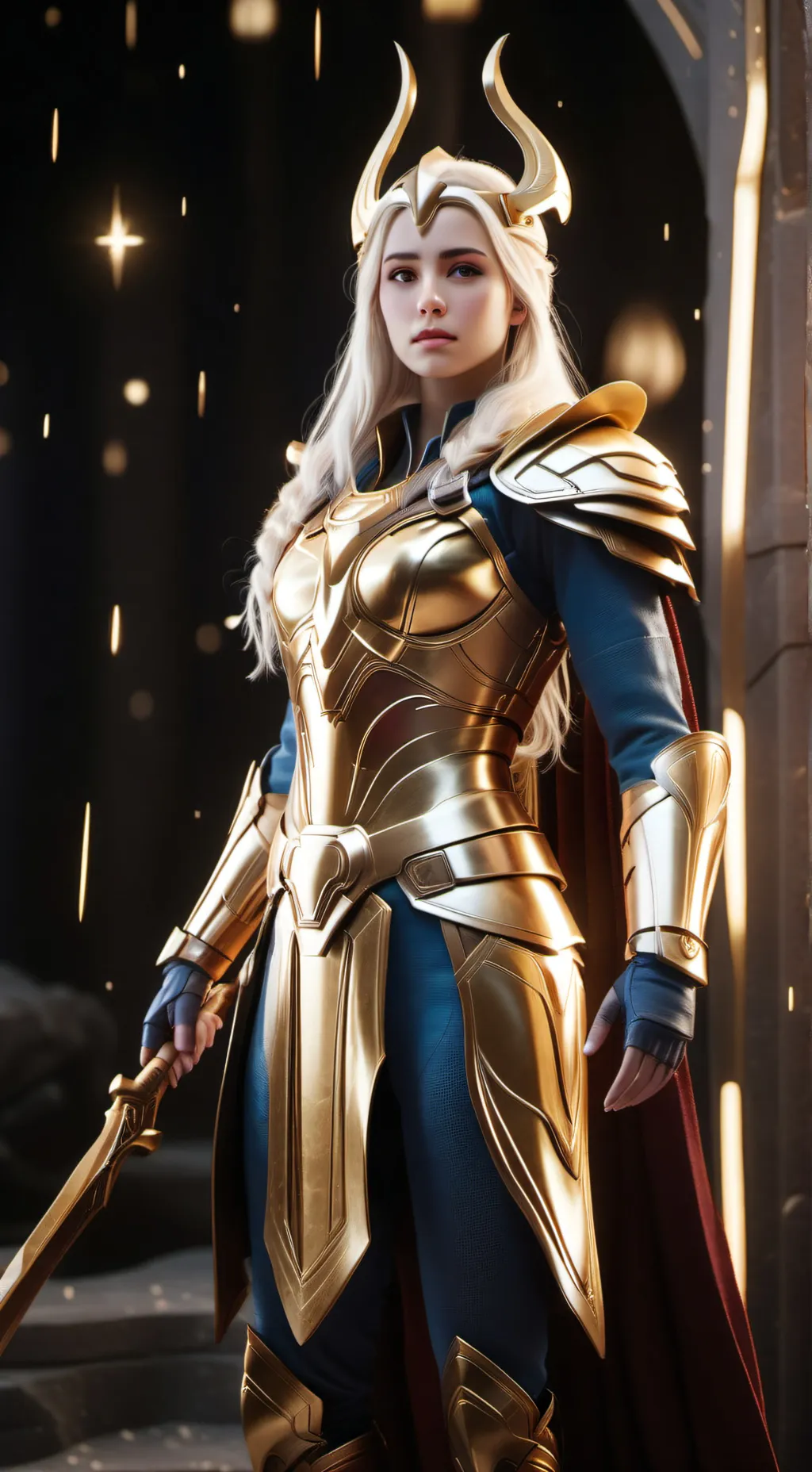 ai character: Valkyrie Valaria background
