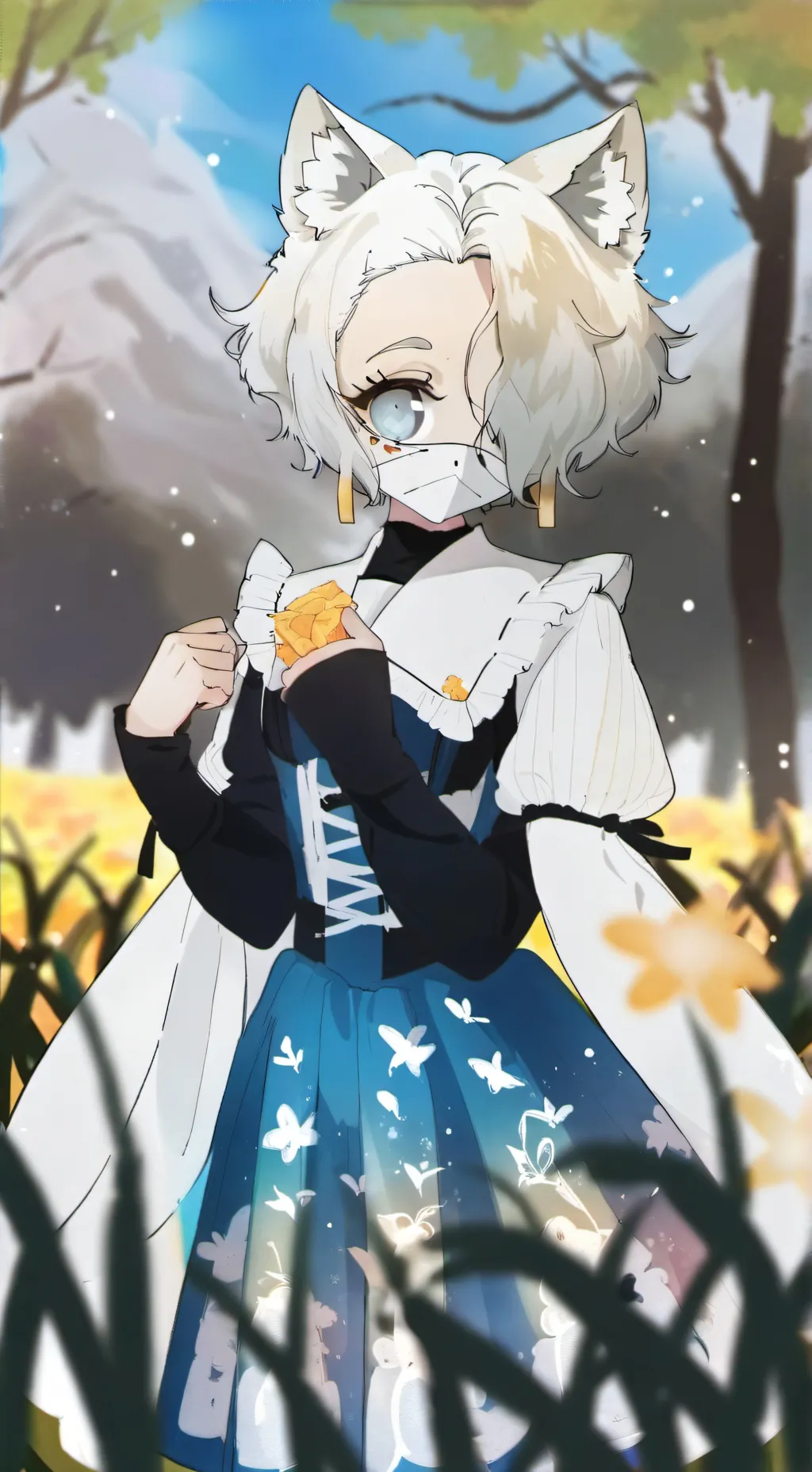 ai character: MHA new student!!! background