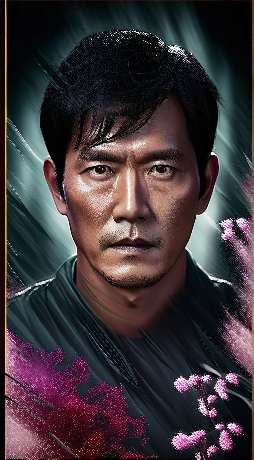 ai character: squid game background