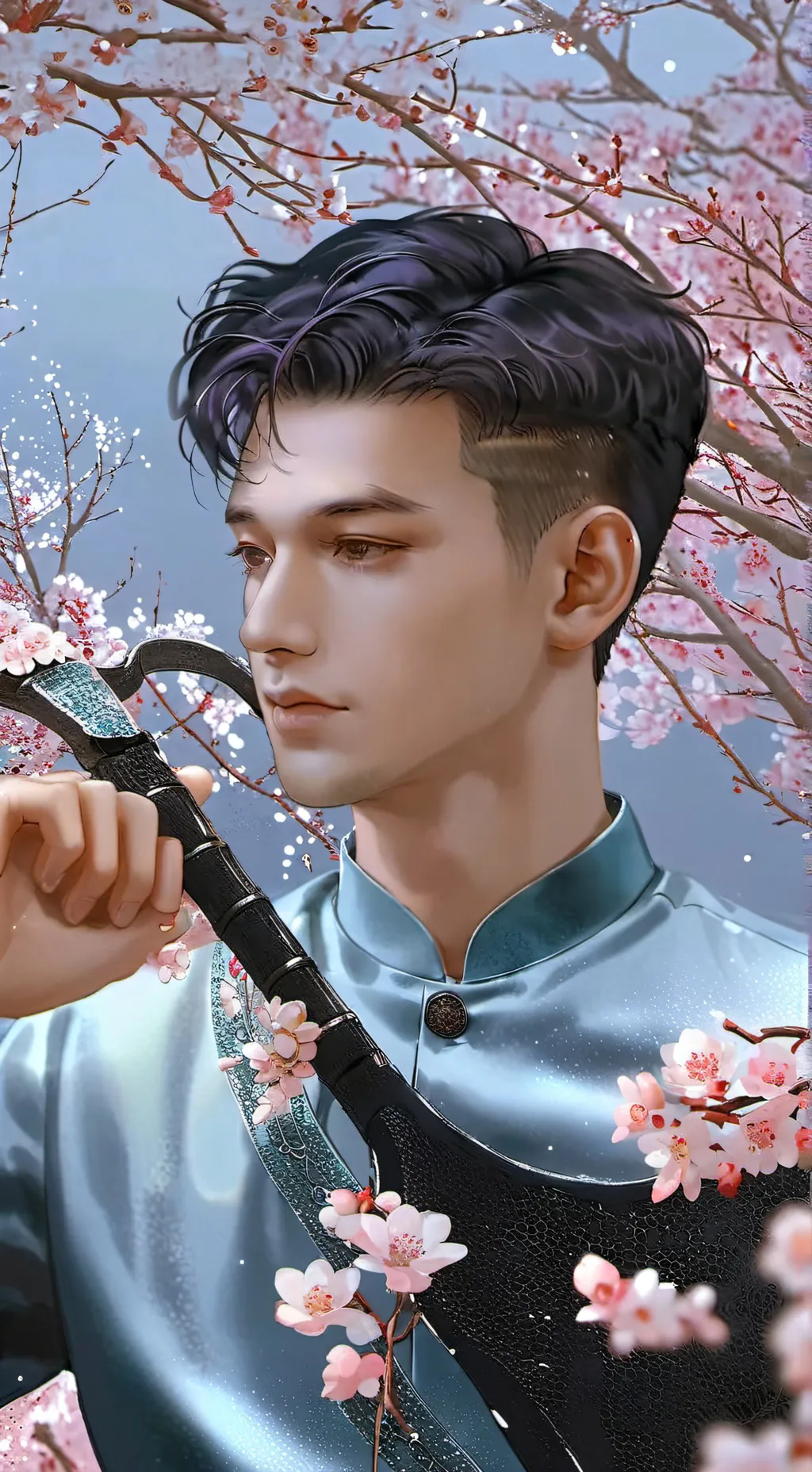 ai character: ex boy  background