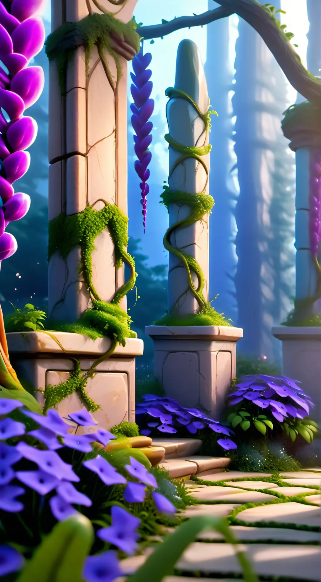 ai character: sus infection background