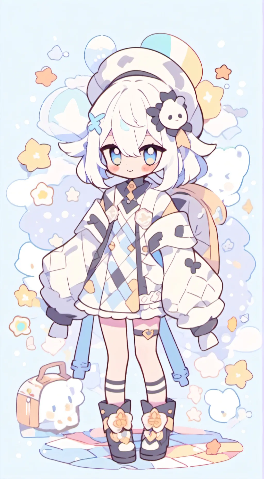 ai character: grace background