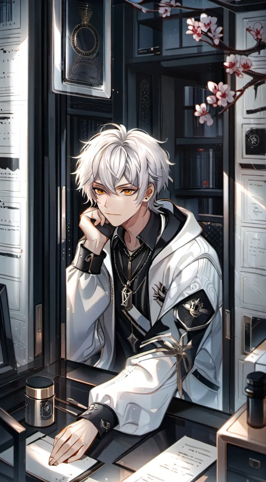 ai character: asher background