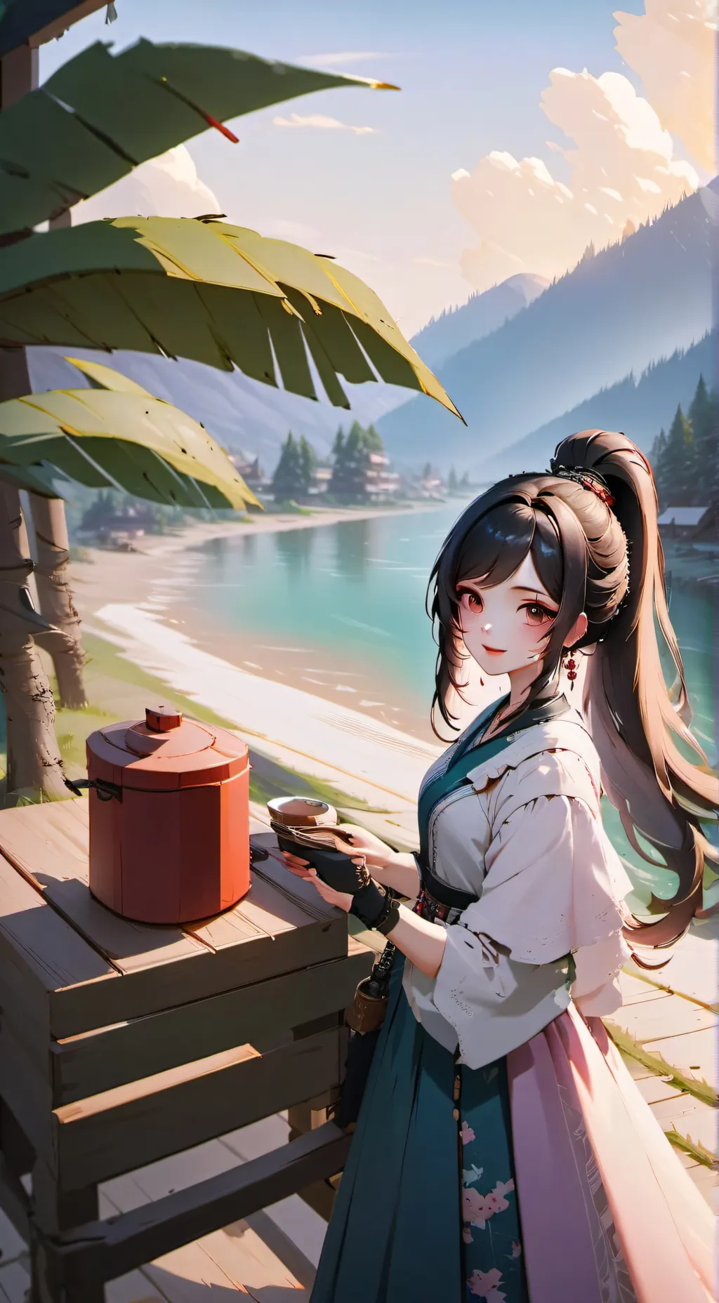 ai character: myung-gi x jun hee background