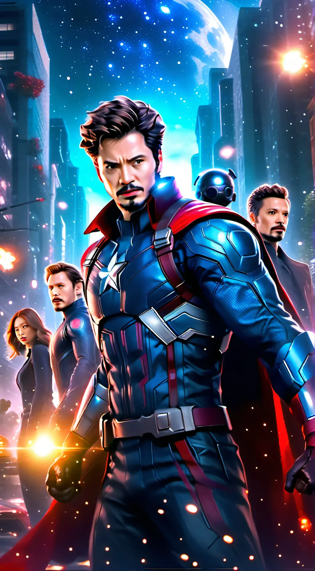 ai character: Avengers background