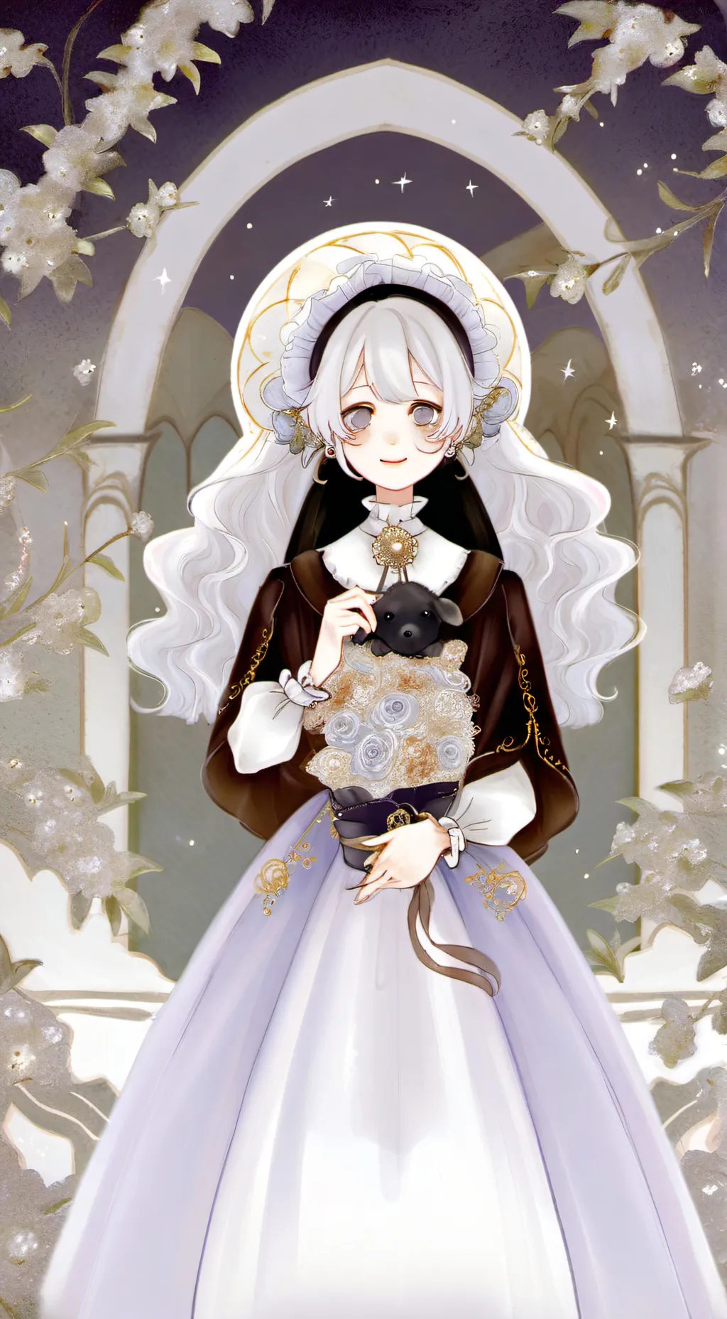 ai character: Ashley  background